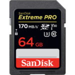 کارت حافظه سن دیسک SanDisk SD 64GB Extreme PRO UHS-I 170mb