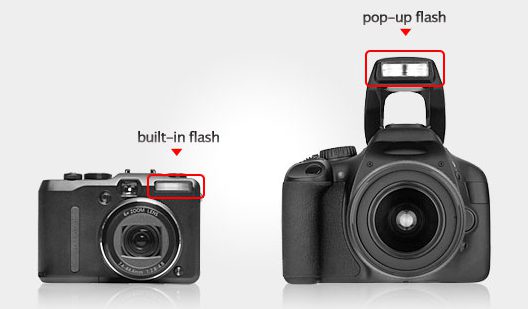 فلاش داخلی و پاپ آپ دوربین عکاسی ، فلاش دوربین
