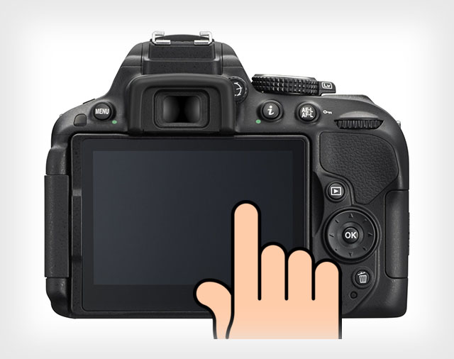 نمایشگرهای لمسی با ورود نیکون D5500 به دوربین‌های نیکون اضافه میشوند