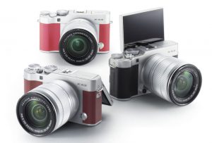 دوربین X-A3 در سه رنگ صورتی، مشکی و قهوه ای