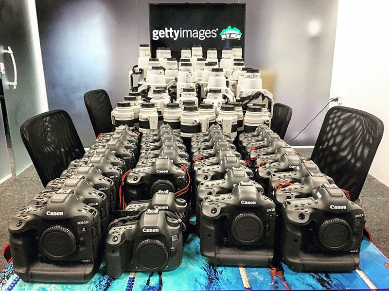 تجهیزات آژانس عکس Getty Image برای المپیک ریو