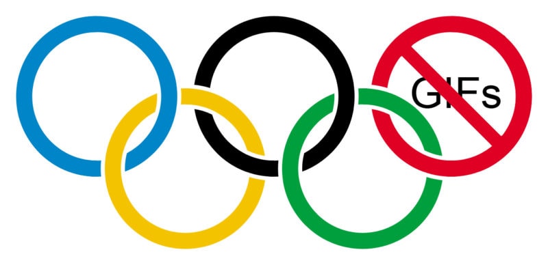 انتشار فایل‌های GIF از المپیک ممنوع اعلام‌ شد