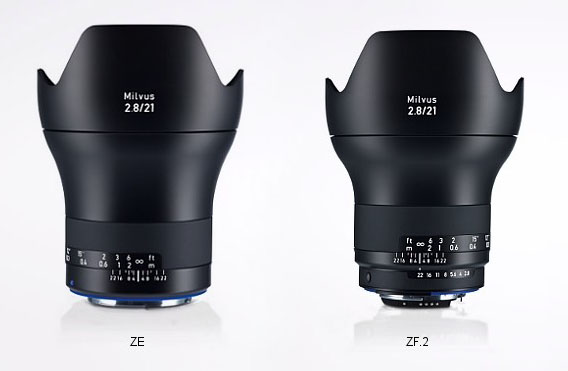 لنز Milvus 21mm f/2.8 برای دوربین های کانن و نیکون