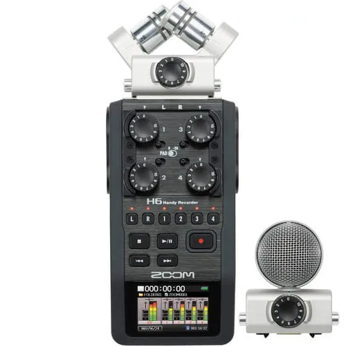 رکوردر صدا زوم Zoom H6 Handy Recorder with Microphone