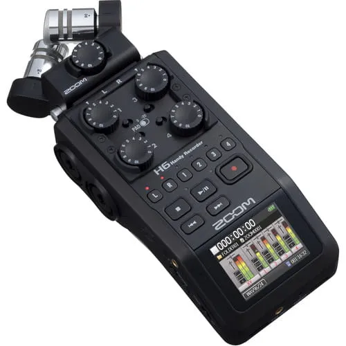 رکوردر صدا زوم ZOOM H6 Handy Recorder