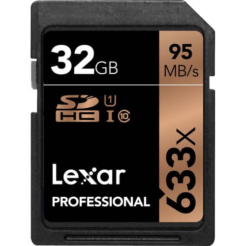 کارت حافظه لکسار Lexar 32GB 633x UHS-I 95mb SDHC
