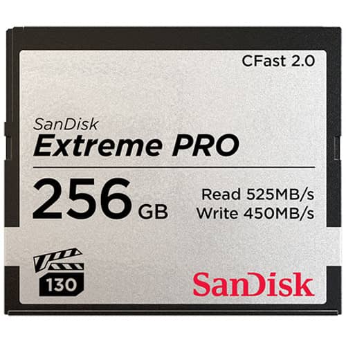 کارت حافظه سن دیسک SanDisk 256GB Extreme PRO CFast 3500X 525mb