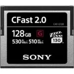 کارت حافظه سونی Sony 128GB CFast 2.0 G Series 3500X 530mb