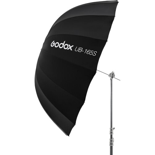 چتر عکاسی داخل نقره ای بیرون مشکی عمیق گودکس Godox UB-165S Parabolic