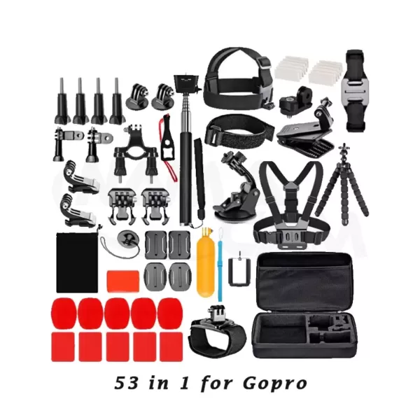 کیت لوازم جانبی گوپرو 53 تکه Action Camera Accessory Kit