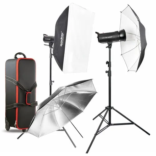 کیت فلاش استودیویی گودکس Godox SK400II 2-Light Studio