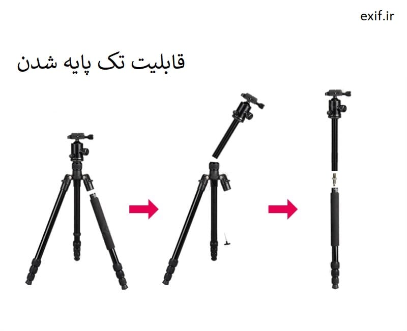 سه پایه دوربین عکاسیOubao TA300T