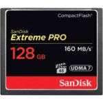 کارت حافظه سن دیسک SanDisk CF 128GB Extreme Pro 1067X 160mb