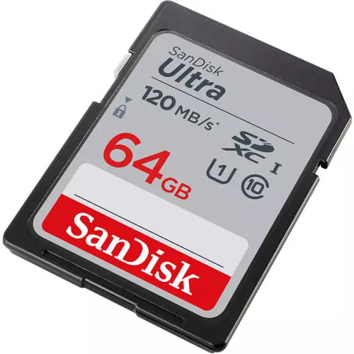 کارت حافظه سن دیسک SanDisk SD 64GB Ultra UHS-I 120mb SDHC