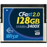 کارت حافظه سن دیسک Wise Advanced 128GB CFast 2.0 3400X 510mb