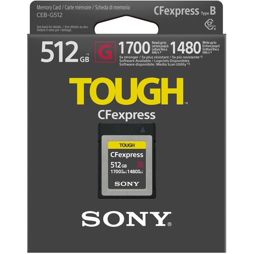 کارت حافظه سونی Sony 512GB CFexpress Type B TOUGH