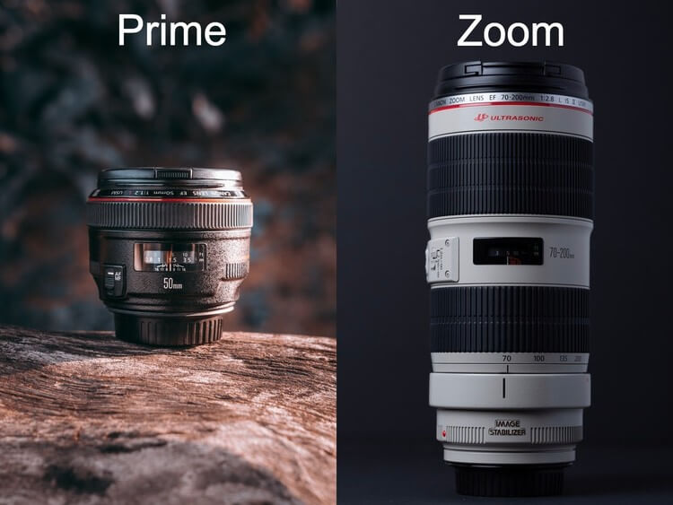 مقایسه لنز زوم و پرایم در اصطلاحات عکاسی