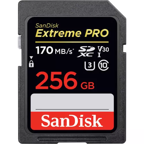 کارت حافظه سن دیسک SanDisk 256GB Extreme PRO UHS-I 170mb