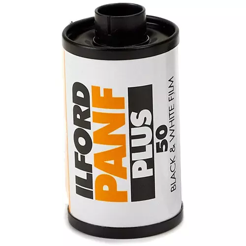 نگاتیو سیاه و سفید Ilford Pan F Plus B&W 35mm Negative Film