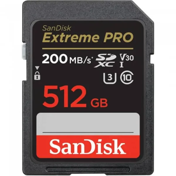 کارت حافظه سن دیسک SanDisk 512GB Extreme PRO UHS-I 200mb SDXC