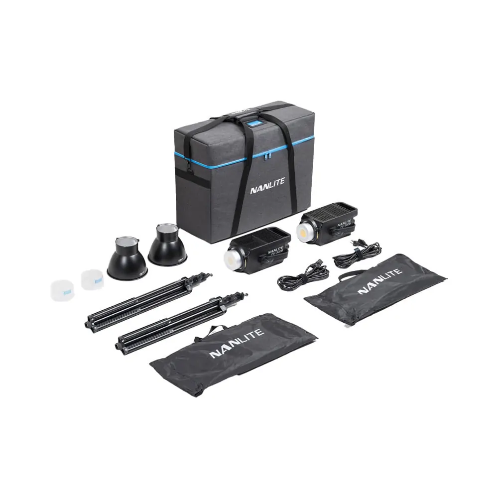 لوازم کیت نور ثابت نانلایت Nanlite FS-200 LED 2 Light Kit