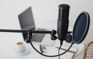 انواع میکروفن برای تولید محتوا با موبایل میکروفن کندنسر (Condenser Microphone)