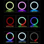 رینگ لایت MJ36 RGB Ring Light