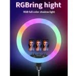 رینگ لایت MJ18 RGB Ring Light