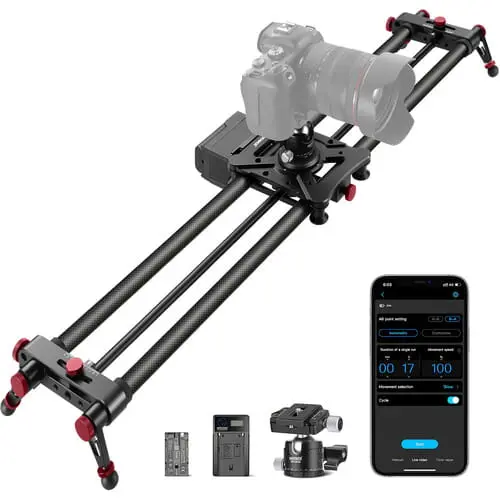 اسلایدر دوربین NEEWER ER1-100cm Motorized Carbon Fiber Camera Slider