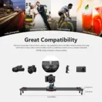 اسلایدر دوربین NEEWER ER1-100cm Motorized Carbon Fiber Camera Slider