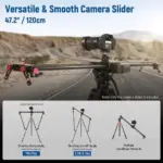 اسلایدر دوربین NEEWER ER1-100cm Motorized Carbon Fiber Camera Slider
