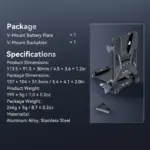 پلیت نصب باتری SmallRig V-Mount Battery Mounting Plate