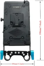 پلیت باتری V-Mount Battery Plate 15mm Rod Mount
