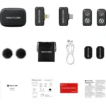 میکروفن بیسیم هالی لند Hollyland LARK A1 Combo 2-Person Wireless Microphone