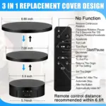 میز گردان عکاسی 360 درجه در 3 اندازه