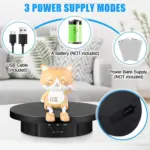 میز گردان عکاسی 360 درجه در 3 اندازه