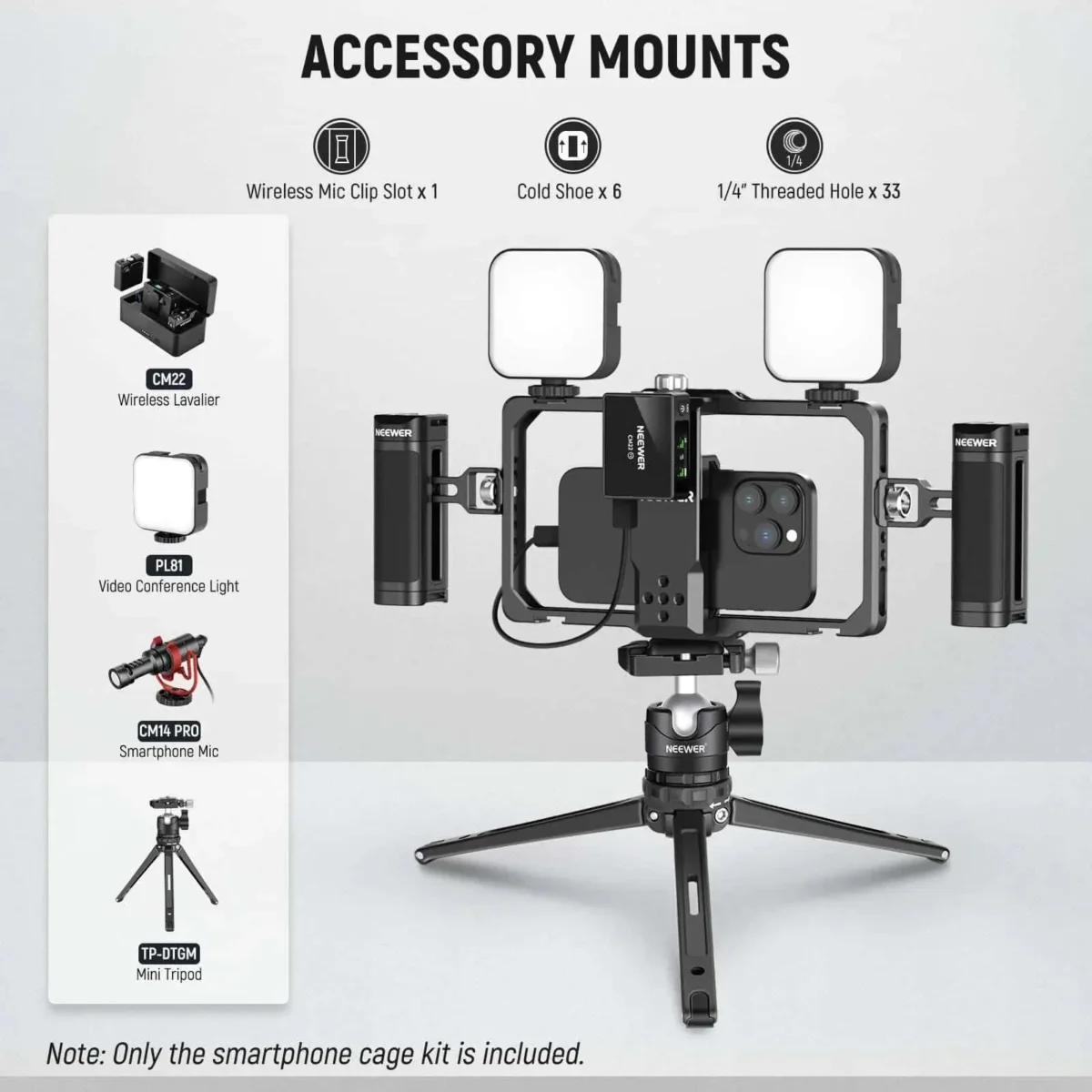 کیج موبایل نیور NEEWER PA009S Smartphone Video Rig