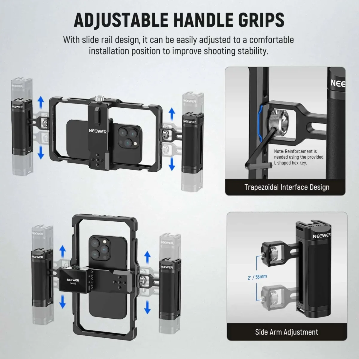 کیج موبایل نیور NEEWER PA009S Smartphone Video Rig