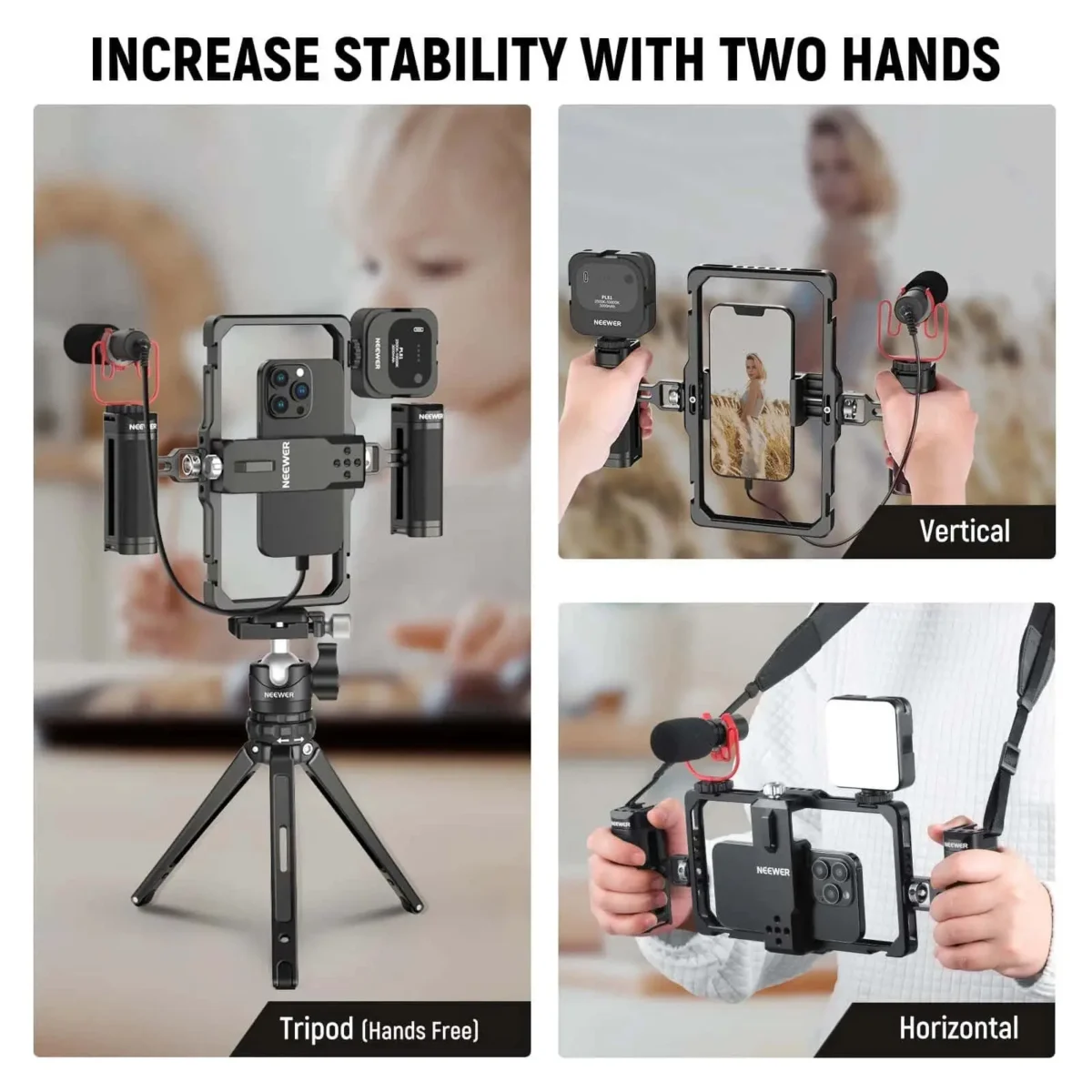 کیج موبایل نیور NEEWER PA009S Smartphone Video Rig