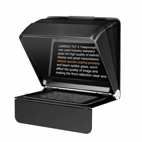 تله پرامپتر لنزگو LENSGO TC7II Teleprompter Smart Phone Kit