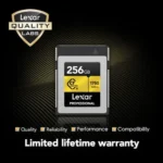 کارت حافظه لکسار Lexar 256GB Professional CFexpress Type B Card GOLD Series