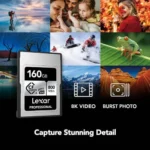 کارت حافظه لکسار Lexar 160GB Professional CFexpress Type A Card SILVER