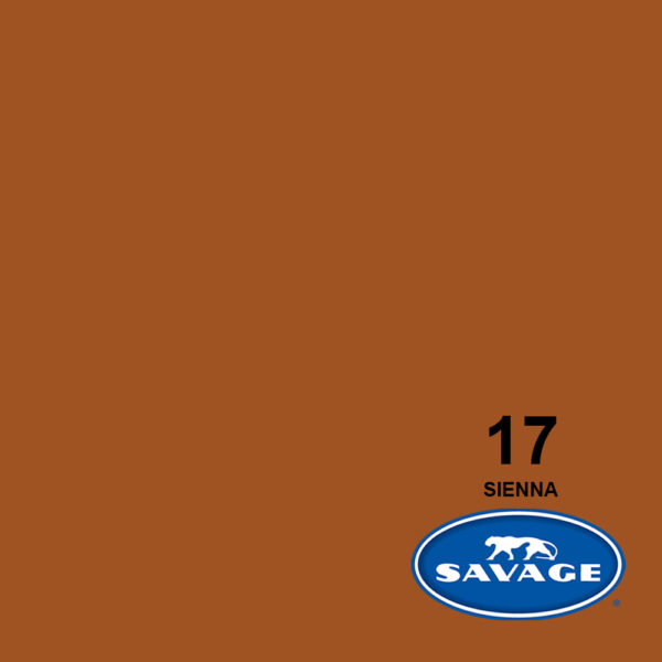 فون کاغذی سوج قهوه ای Savage Widetone Seamless #17 Sienna
