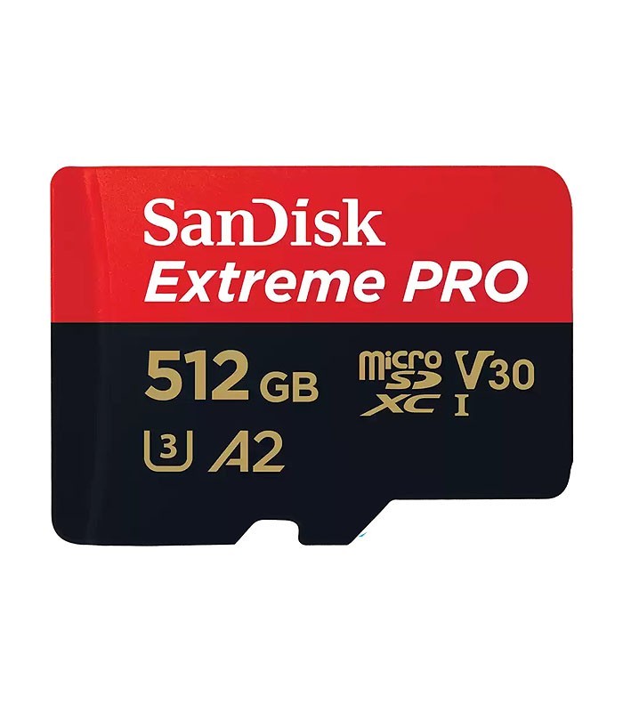 SanDisk 512GB Extreme PRO UHS-I U3 microSDXC 200MBs کارت حافظه سن دیسک SanDisk 512GB Extreme PRO UHS-I U3 microSDXC 200MB/s