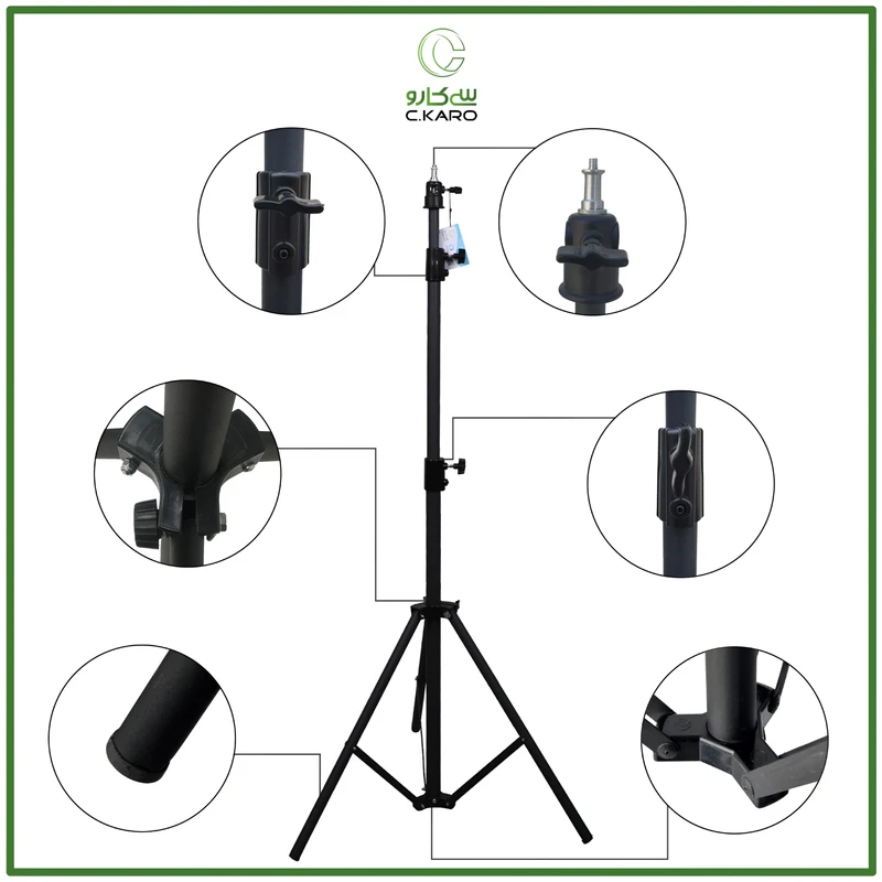 کیفیت سه پایه موبایل سی کارو CKARO 807T