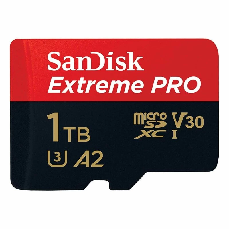 sandisk-1tb-extreme-pro-uhs-i-u3-microsdxc-200mb-s کارت حافظه سن دیسک SanDisk Extreme PRO 4k UHS-I U3 سرعت 200MBps ظرفیت 1 ترابایت