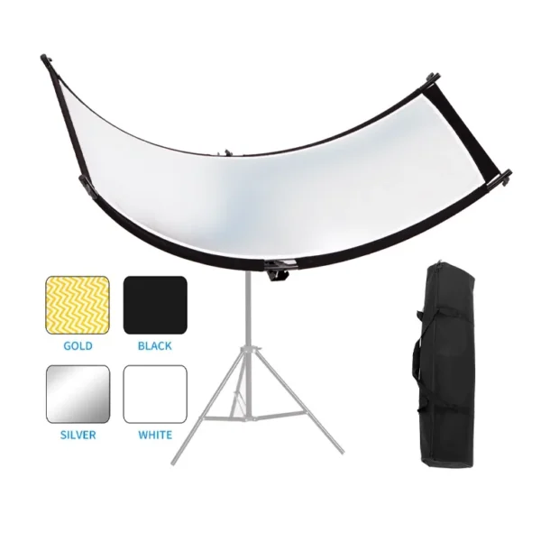 رفلکتور عکاسی خمیده 4 کاره OVOO سایز 50×100 سانتی متر | Curved Reflector