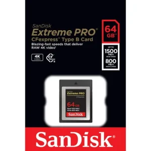 کارت حافظه سن دیسک SanDisk 64GB Extreme PRO CFexpress Type B