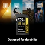 کارت حافظه لکسار Lexar 256GB | مدل Professional 2000x UHS-II SDXC سرعت 300MB/s