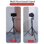 سه پایه جی ماری JMARY KP-2206 | سبک آلومینیومی با هولدر موبایل
